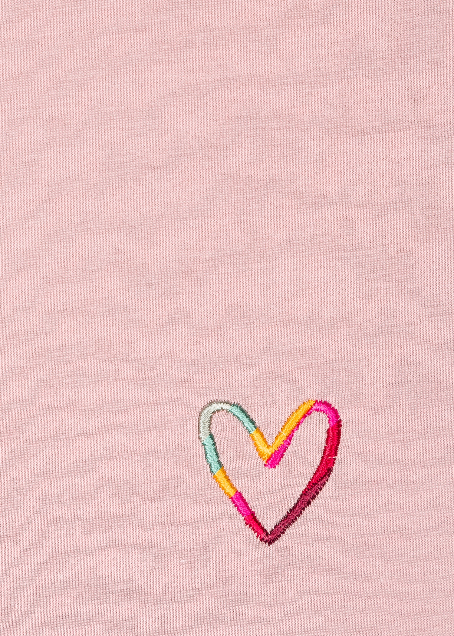 Women's Pink Long Sleeve 'Swirl' Heart Sweatshirt - 3