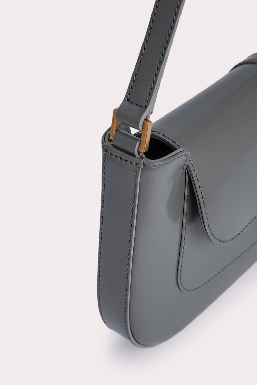 Miranda Cement Semi Patent Leather - 3