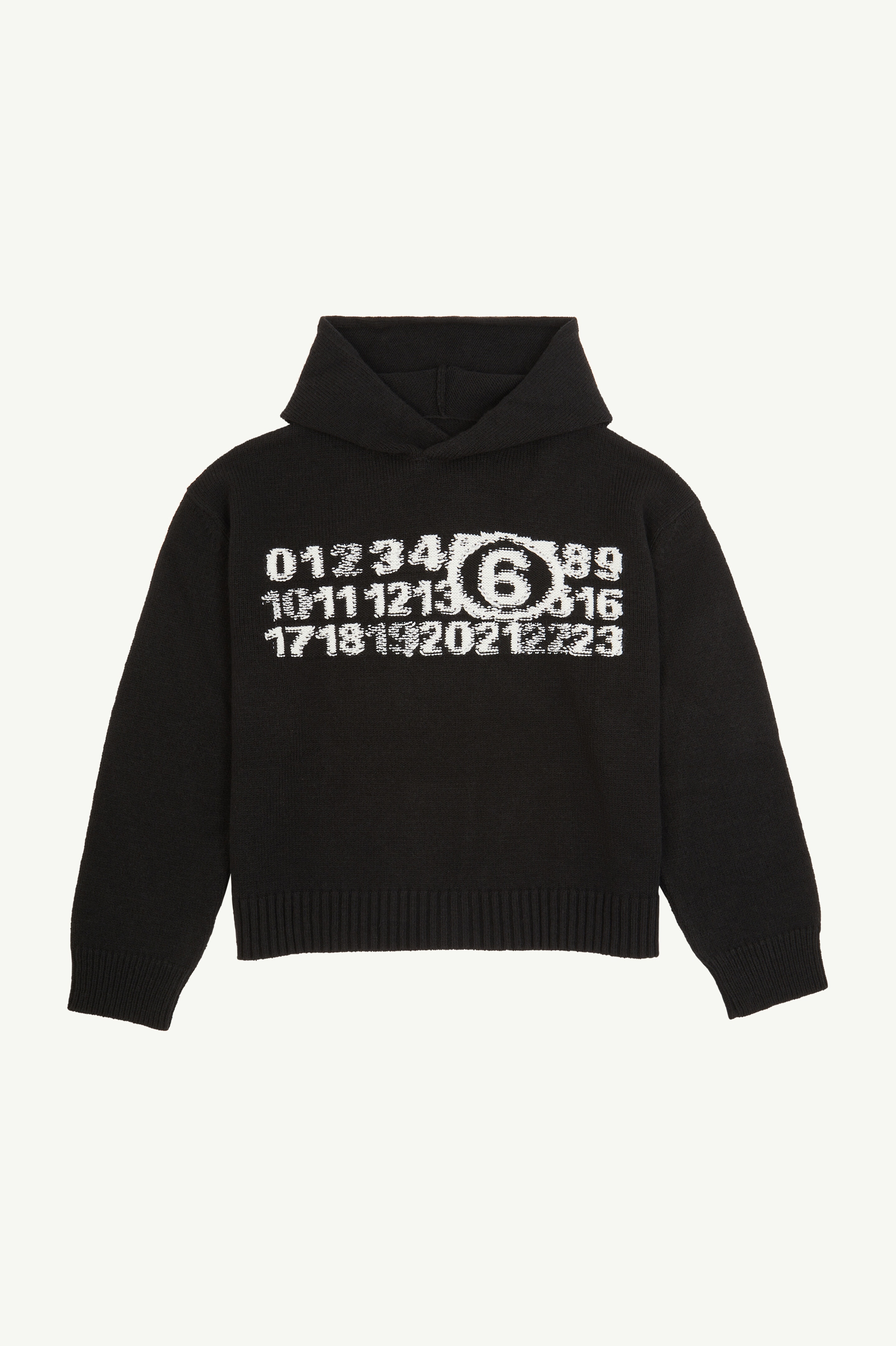 Gauge 5 Knit Blended Hooded Jumper - 1