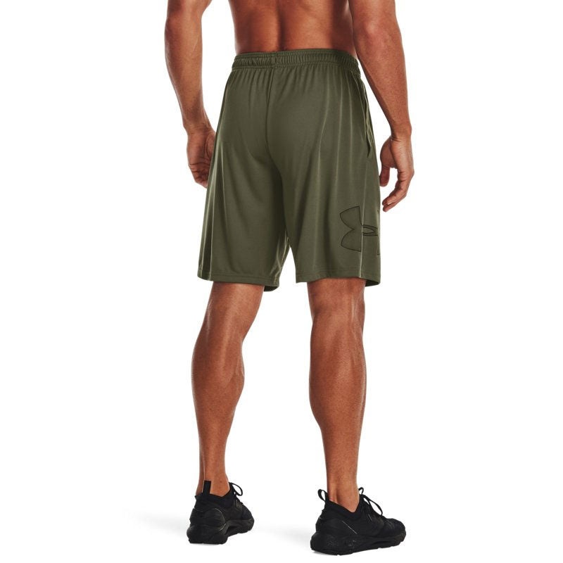 Under Armour Tech Graphic Shorts 'Marine OD Green' 1306443-390 - 4