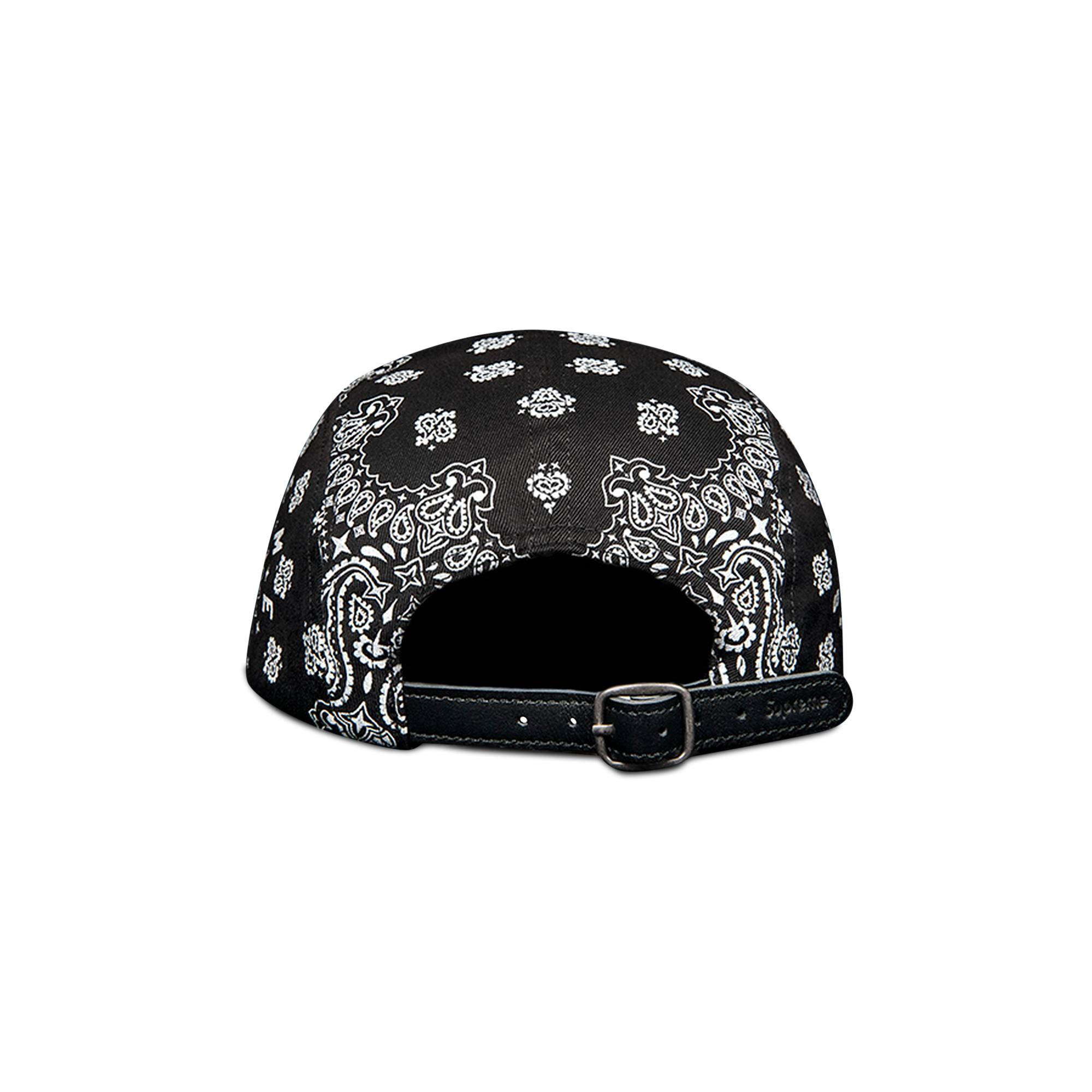 Supreme Bandana Camp Cap 'Black' - 2