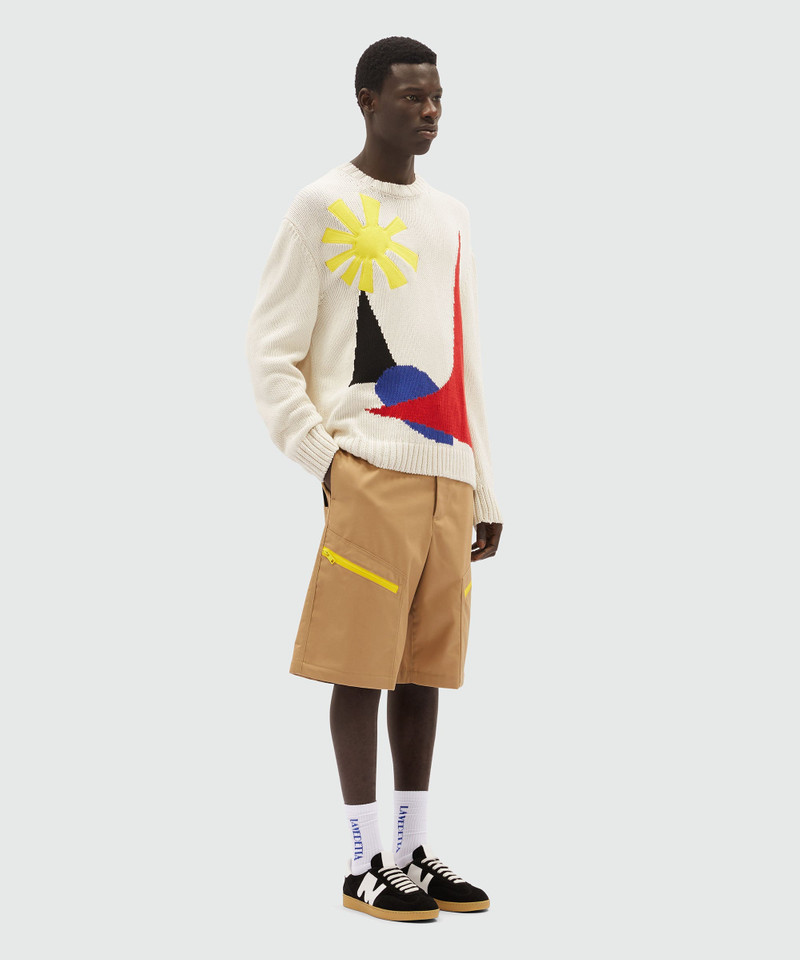 Bermuda shorts in technical gabardine with pockets 4