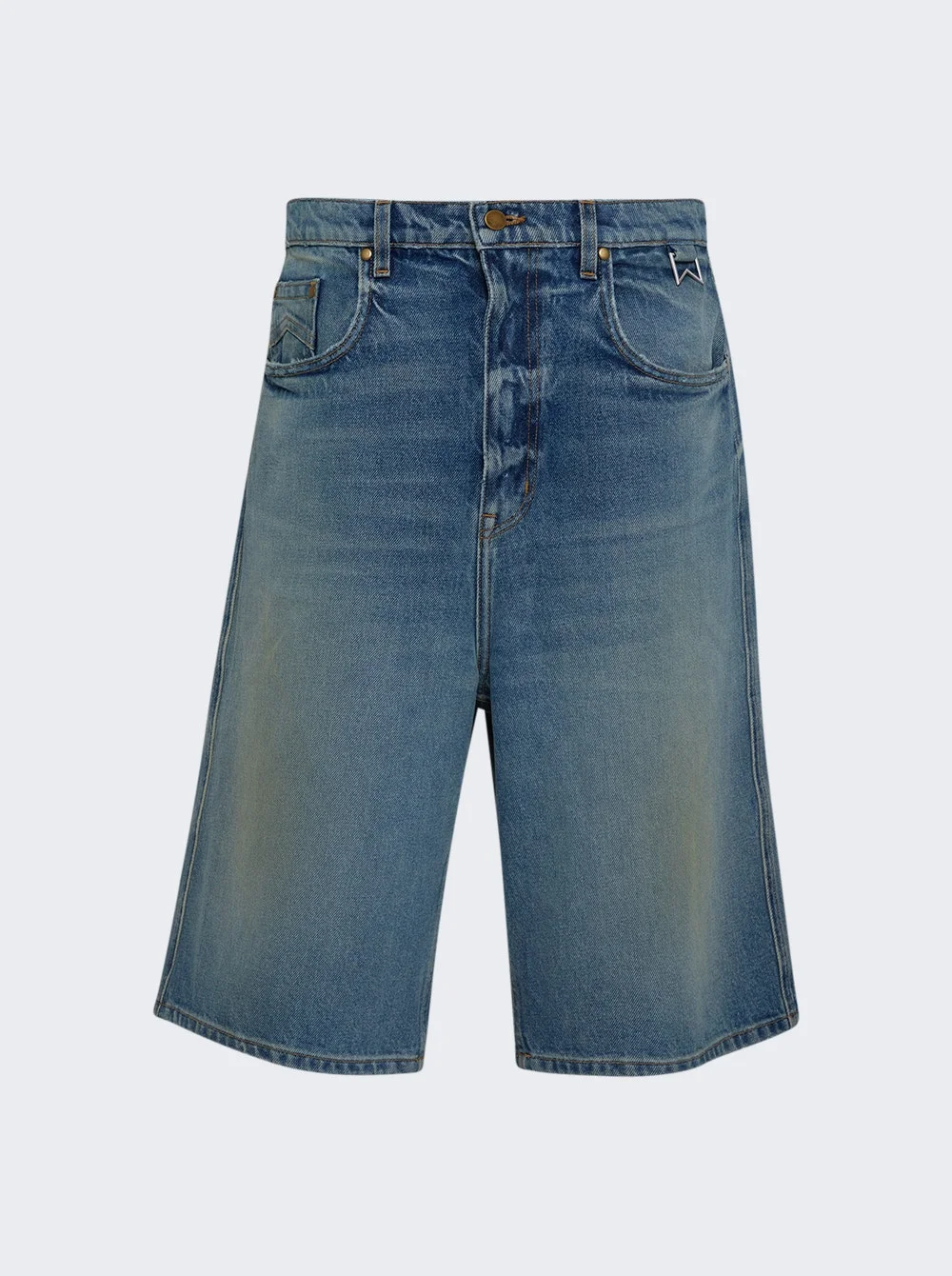 Boxy Traxedo Denim Short Isla Indigo - 1