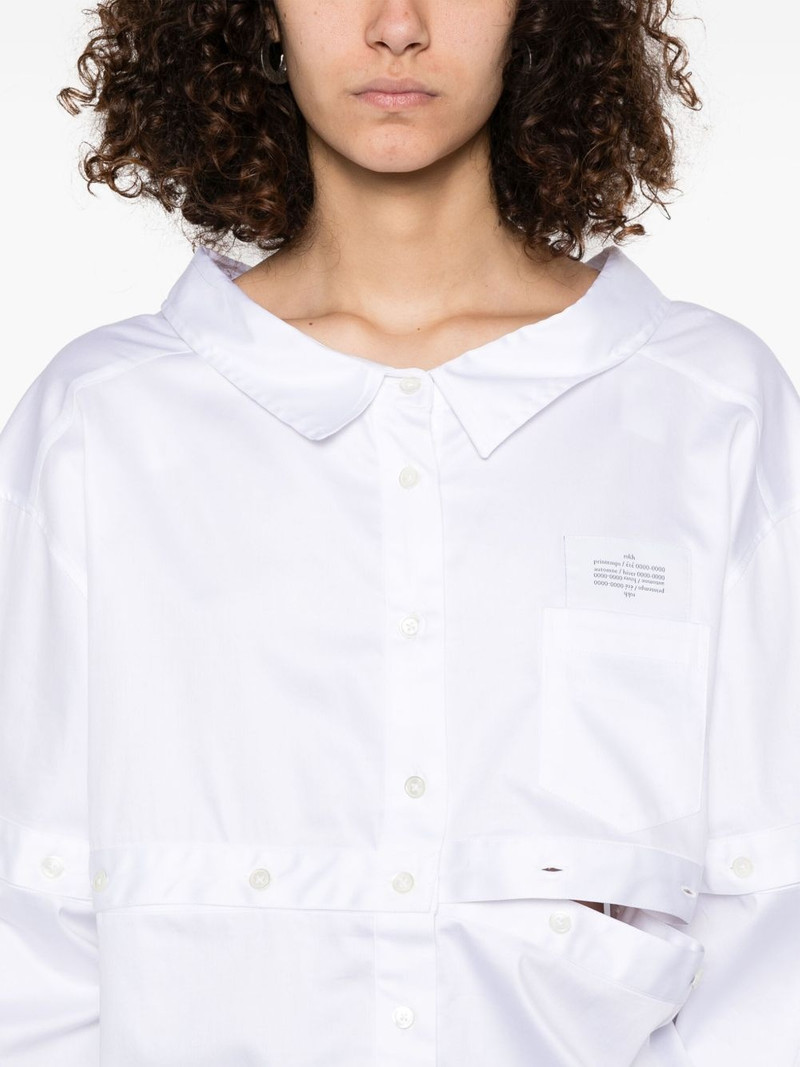 Multi-Button Broken shirt 5