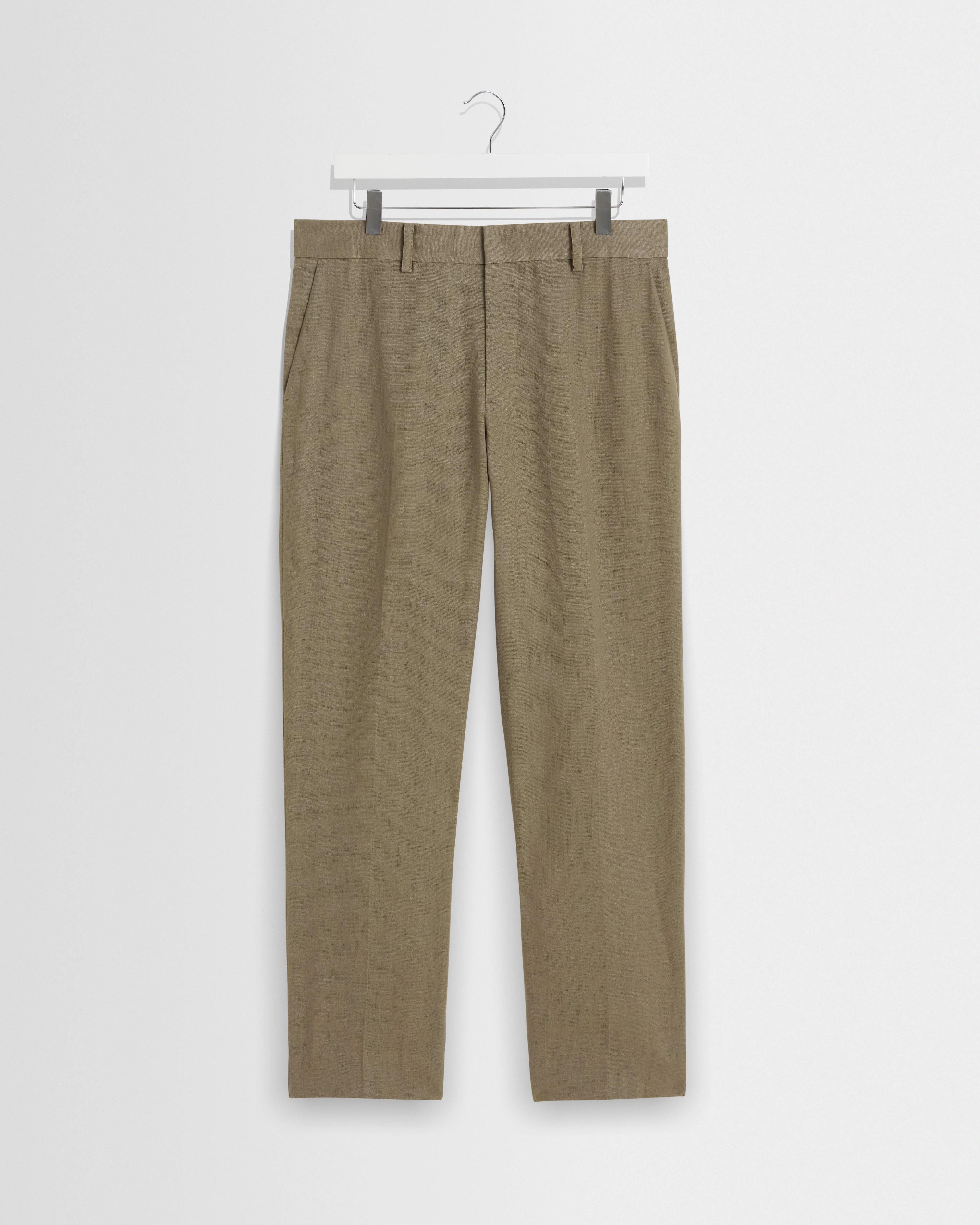 Alp - Khaki Linen Trousers - 1