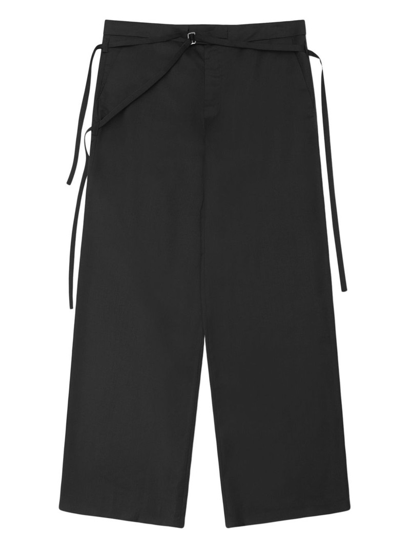 Spectra tie-fastening tailored trousers 1