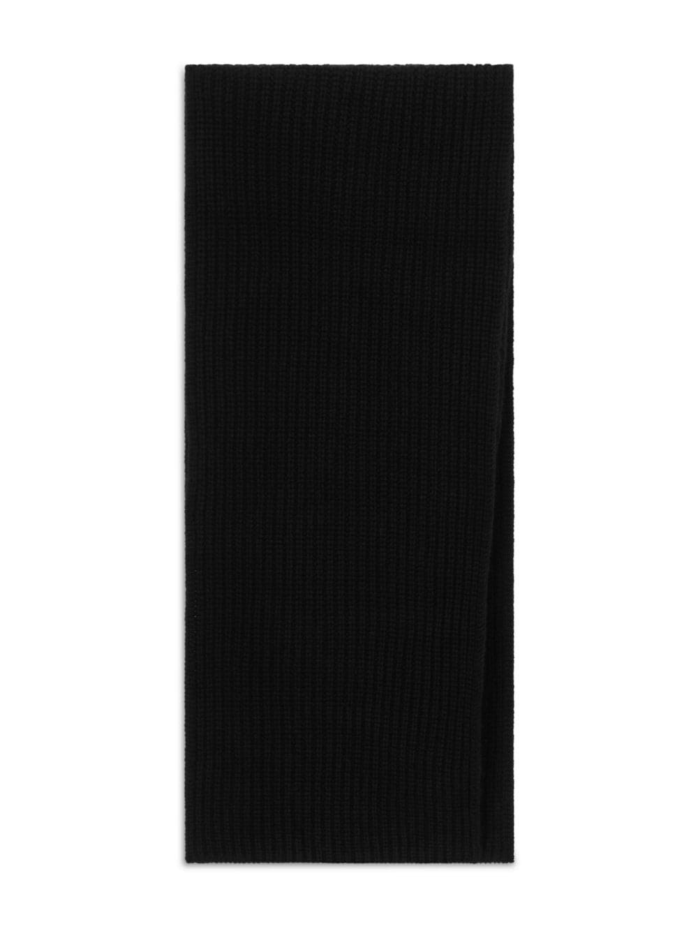 ribbed cashmere scarf - 2