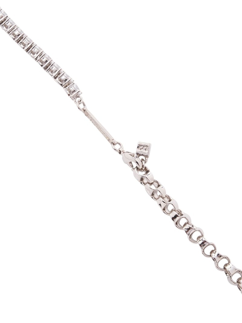 D2 crystal tennis collar necklace - 3