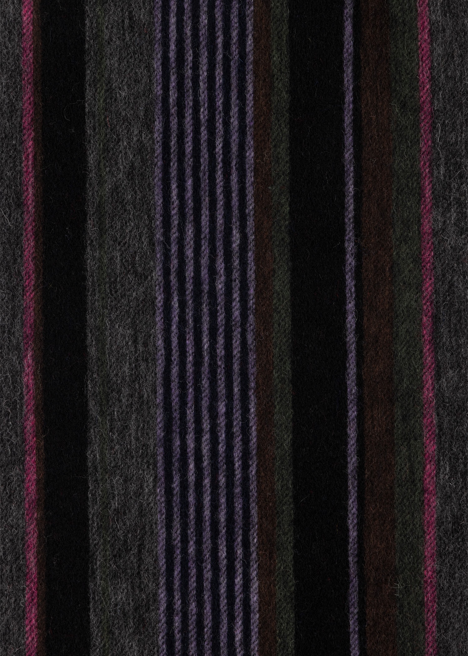 Multi Stripe Lambswool Scarf - 3