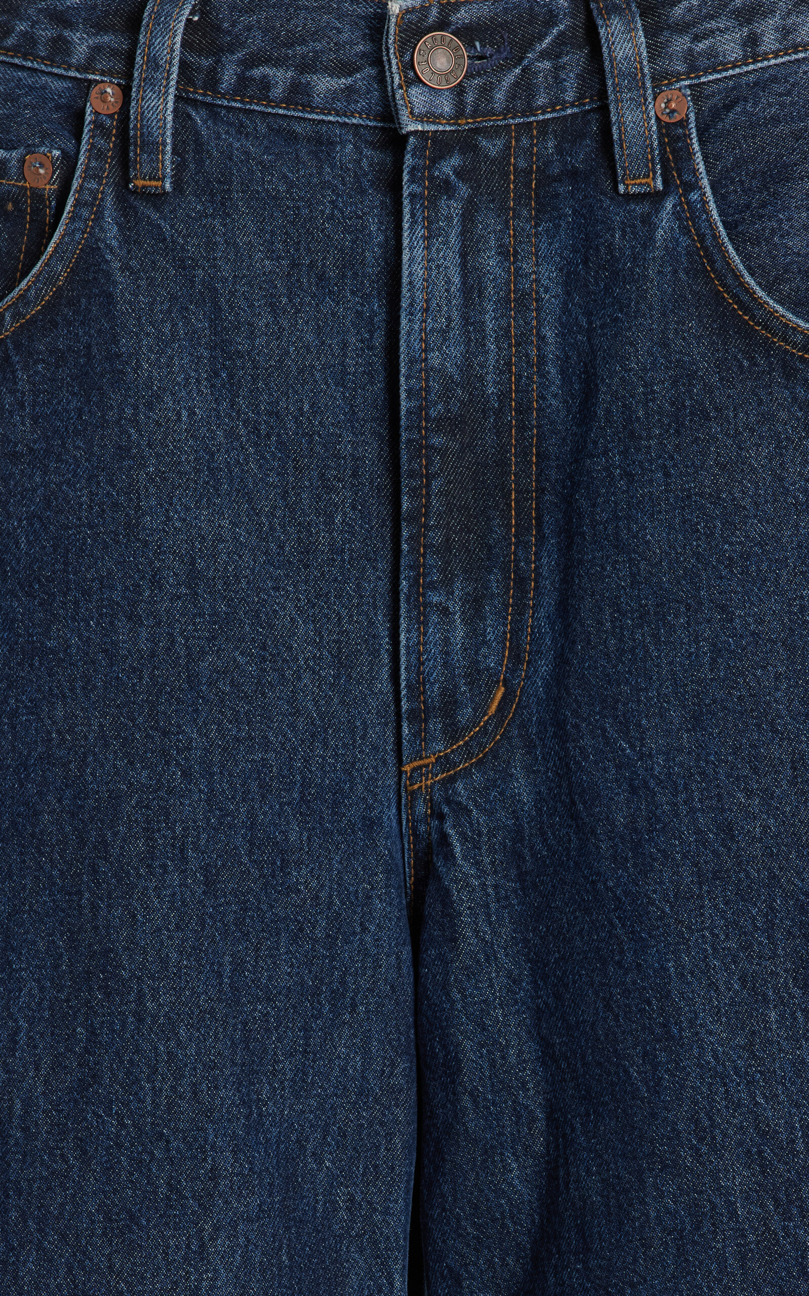 Low Curve Rigid Mid-Rise Tapered Jeans blue - 5