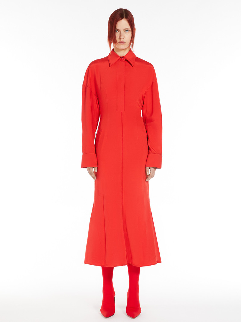OLTRE Long mermaid shirt dress 3