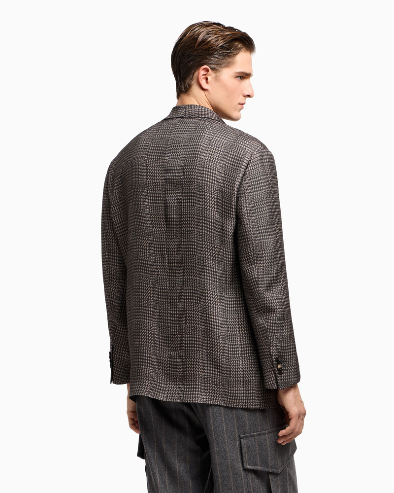 HERITAGE LINE DOUBLE-BREASTED JACKET IN PRINTED VISCOSE 3