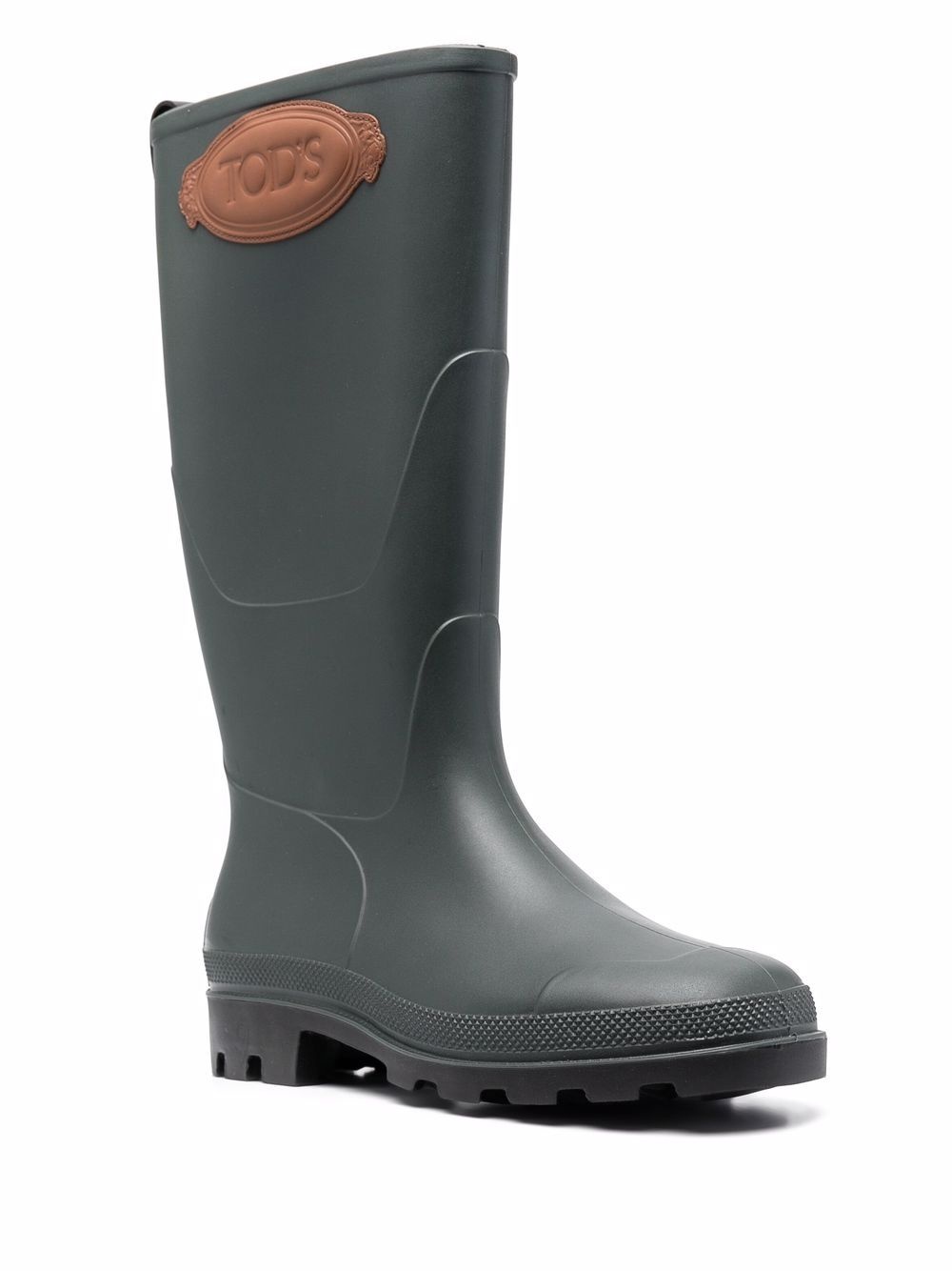 logo-patch rain boots - 2