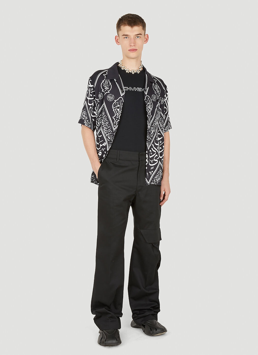 Graphic Print Bowling Shirt - 2