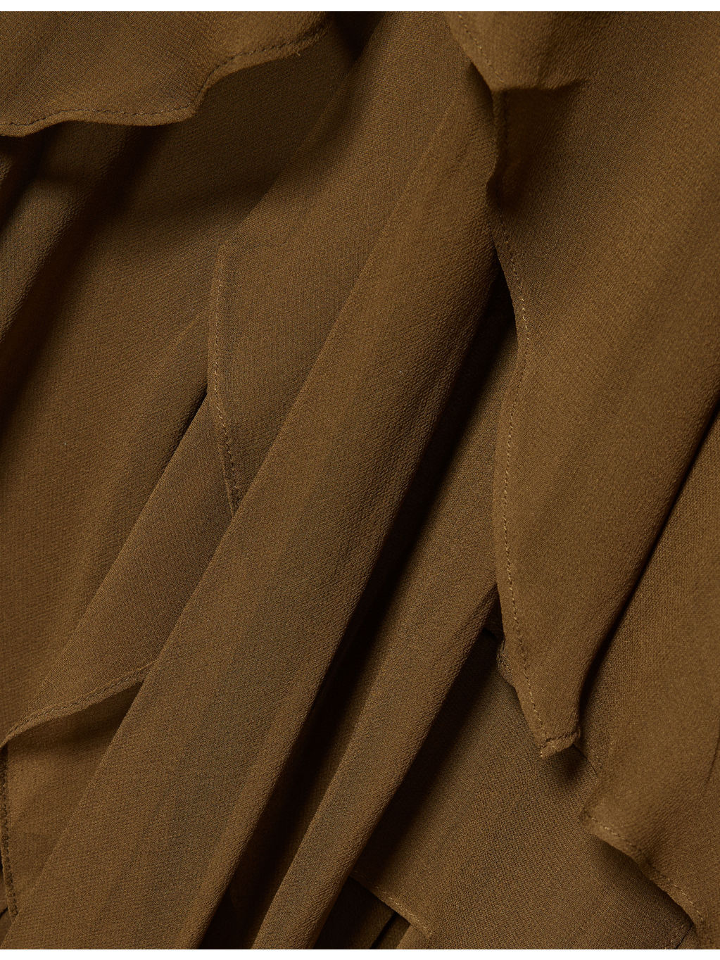 Memento Cascading Silk Maxi Dress - 7