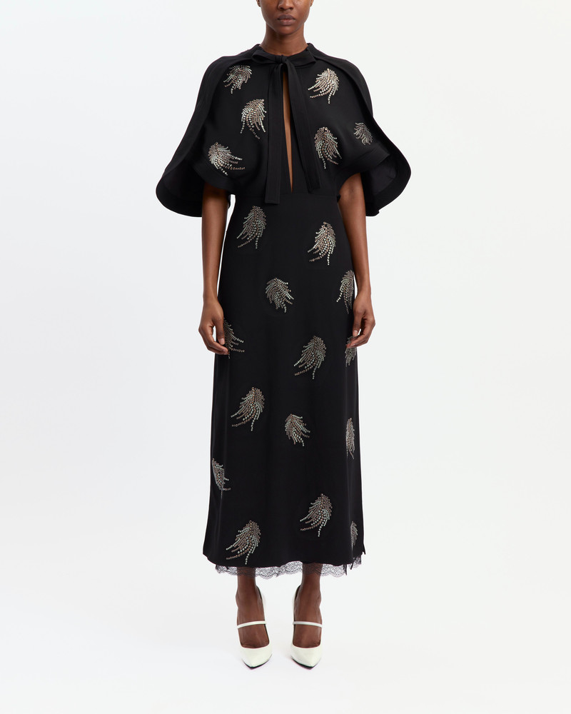 16ARLINGTON DELLA MIDI DRESS IN CREPE outlook