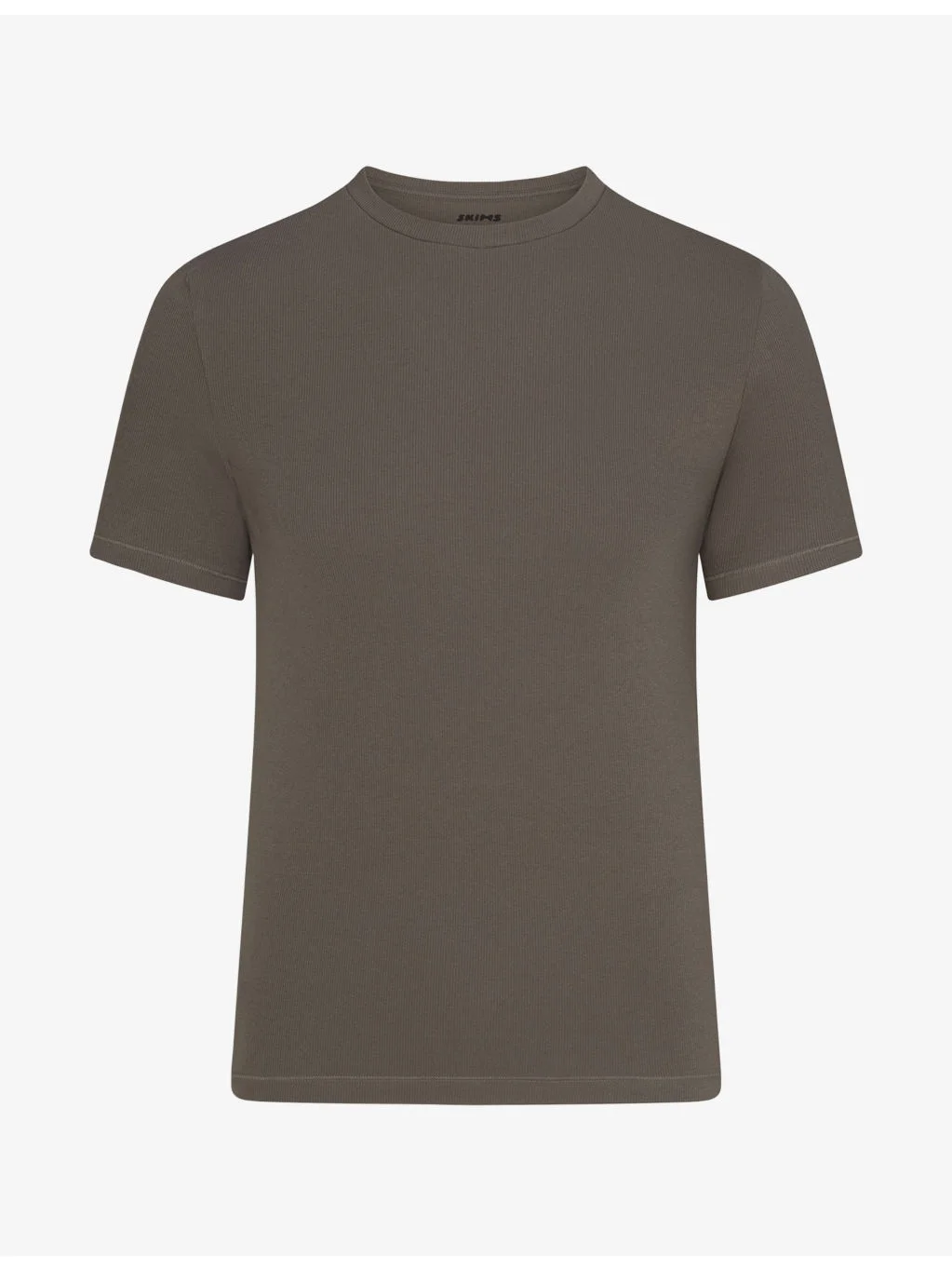 Rib Slim-Fit Cotton T-Shirt - 1