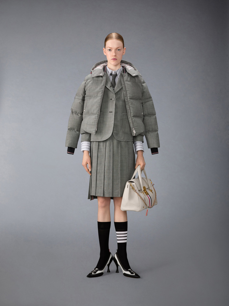 PRINCE OF WHALES FUNMIX WOOL DOWN FILLED JACKET 5