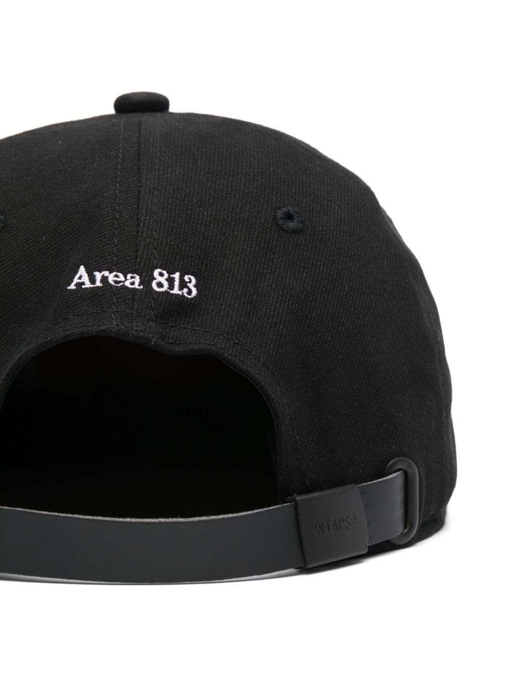 logo-embroidered twill cap - 2