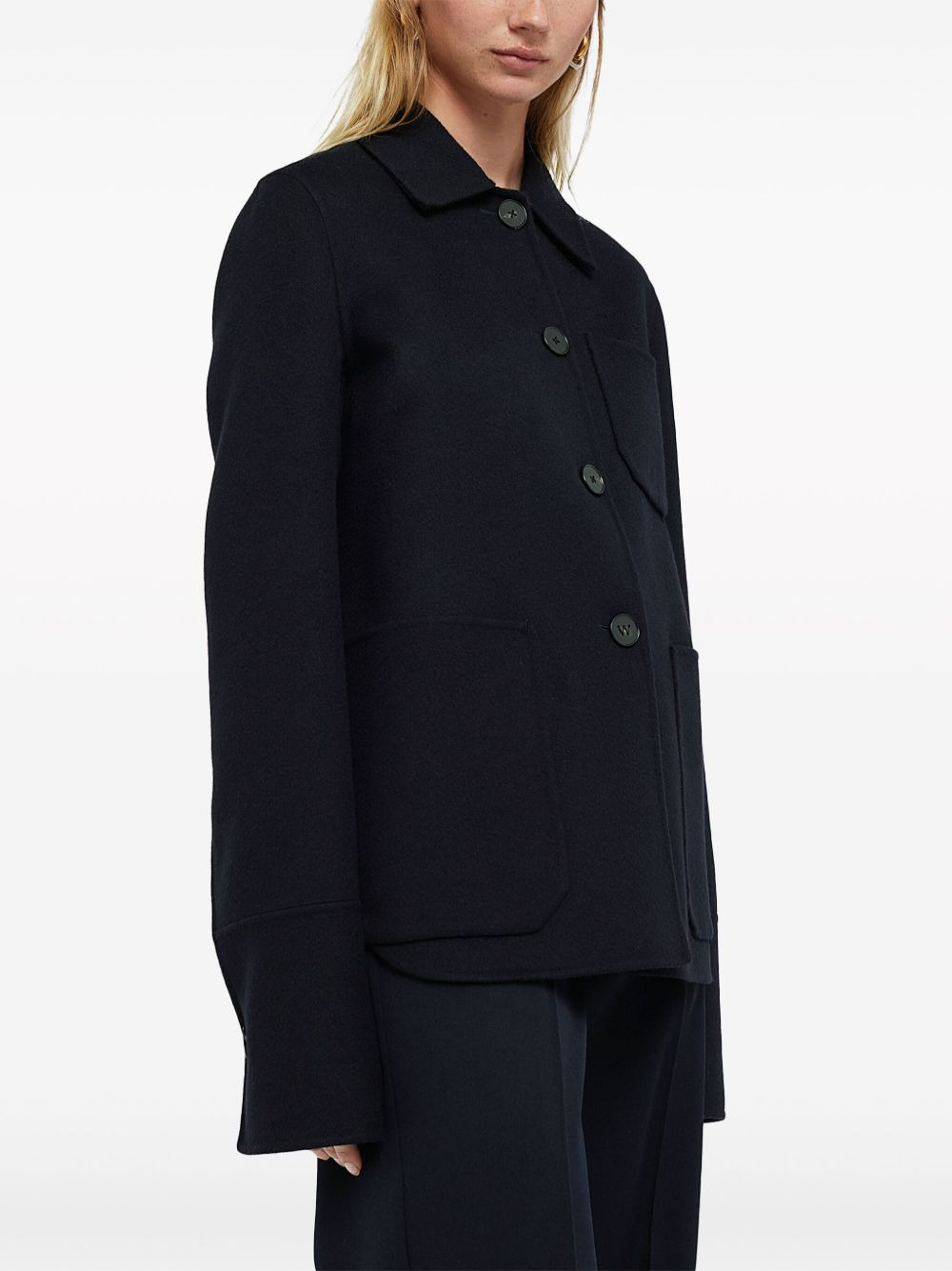 cashmere shirt jacket - 3