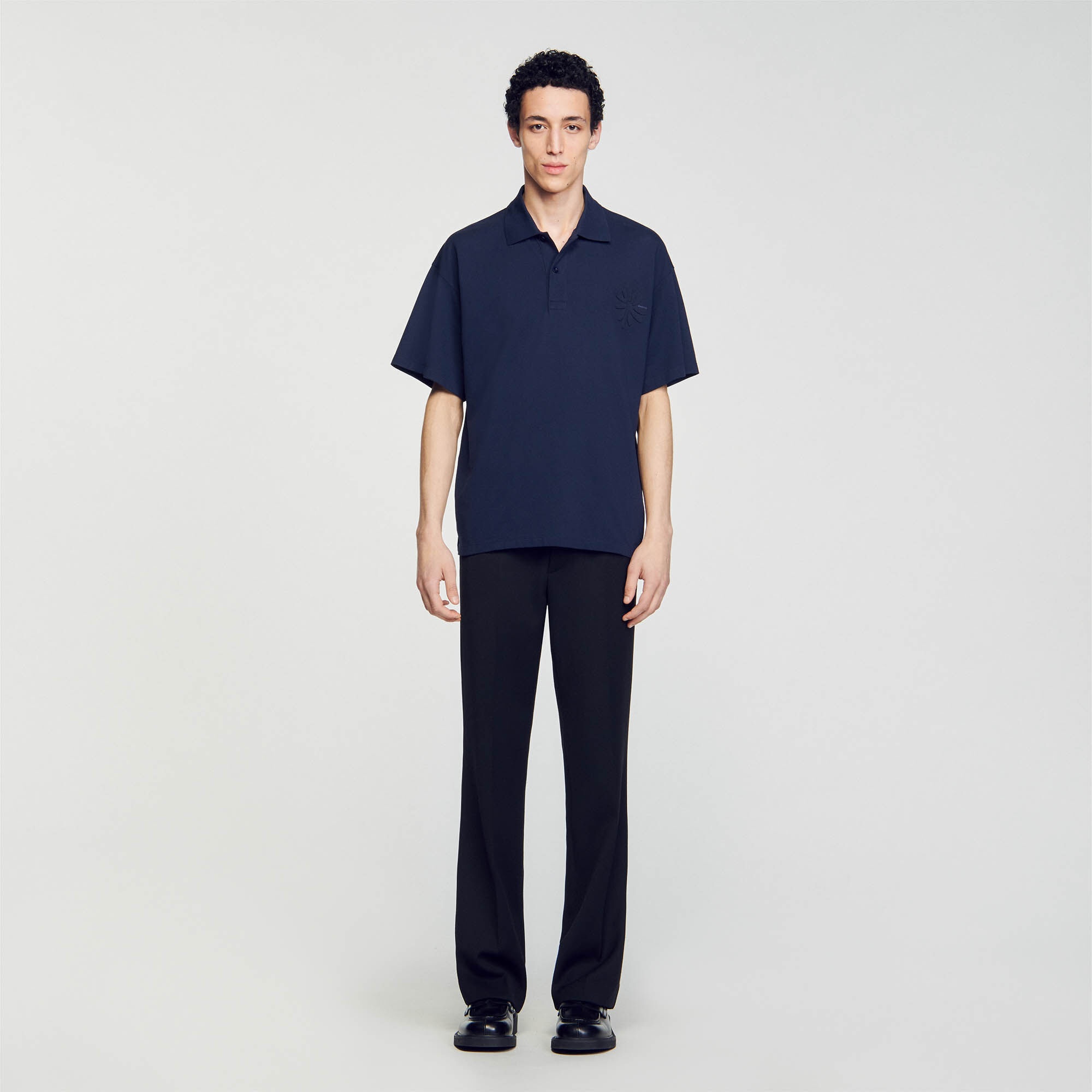 COTTON FLOWER POLO SHIRT - 3