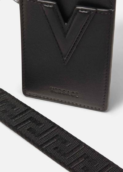 VERSACE V Leather Card Holder outlook