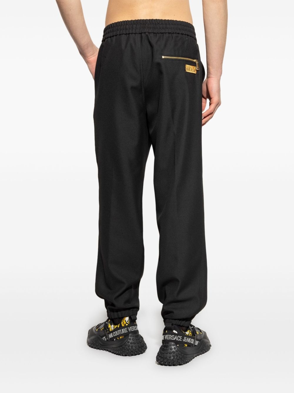 logo-plaque track pants - 4