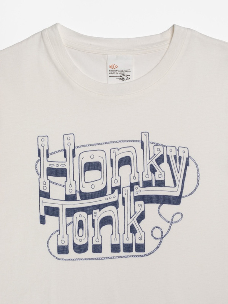 Joni T-Shirt Honky Tonk Offwhite 4
