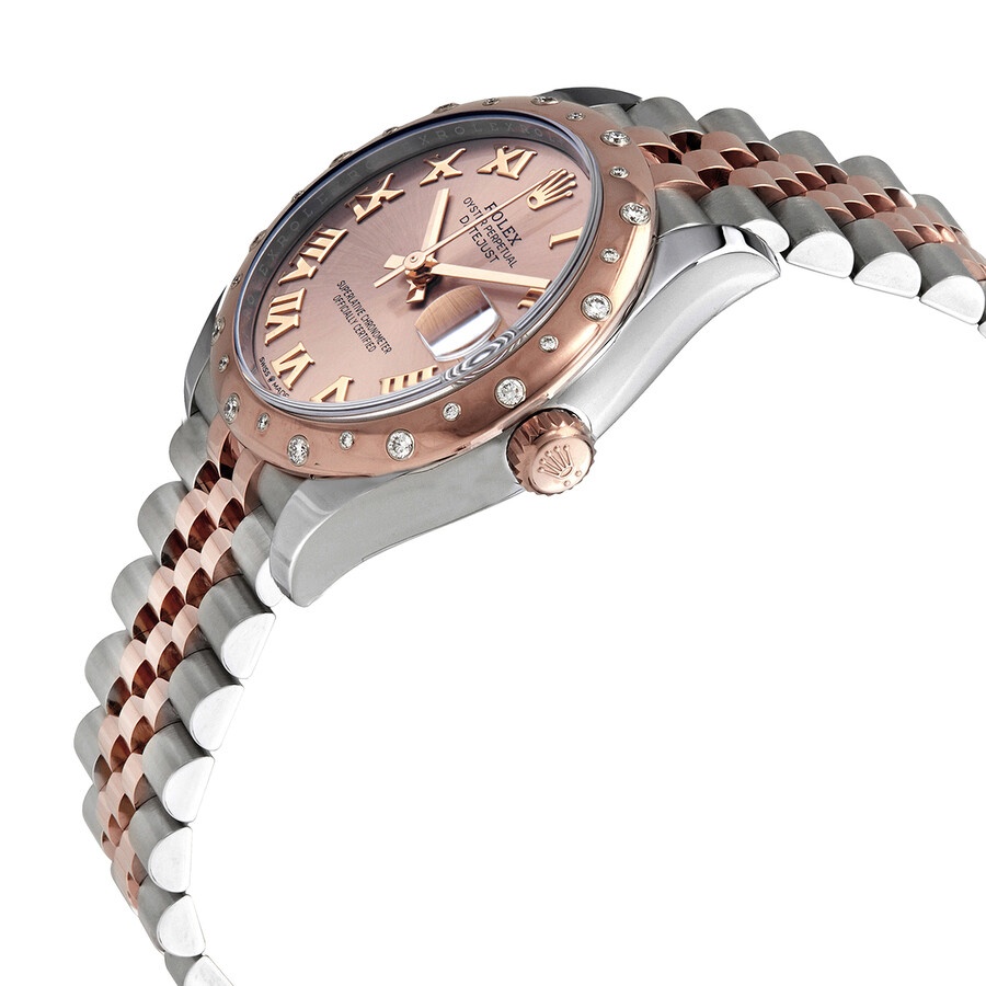 Rolex DateJust 31 Rose Dial Automatic Ladies Stainless Steel 18 ct Everose Gold Jubliee Watch 278341 - 2