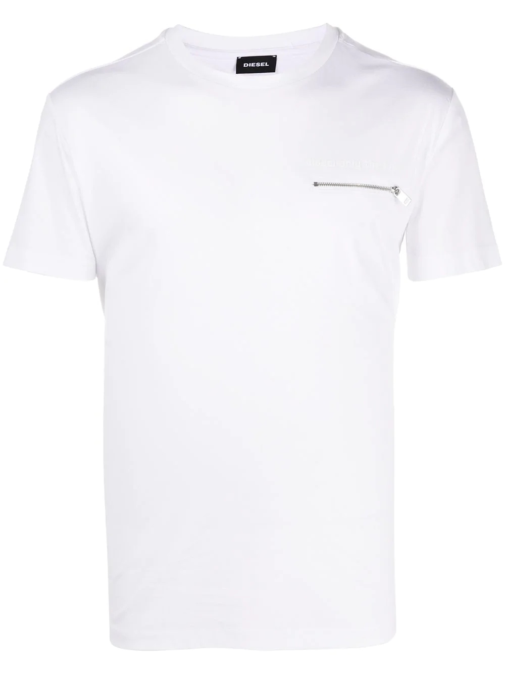 zip pocket T-shirt - 1