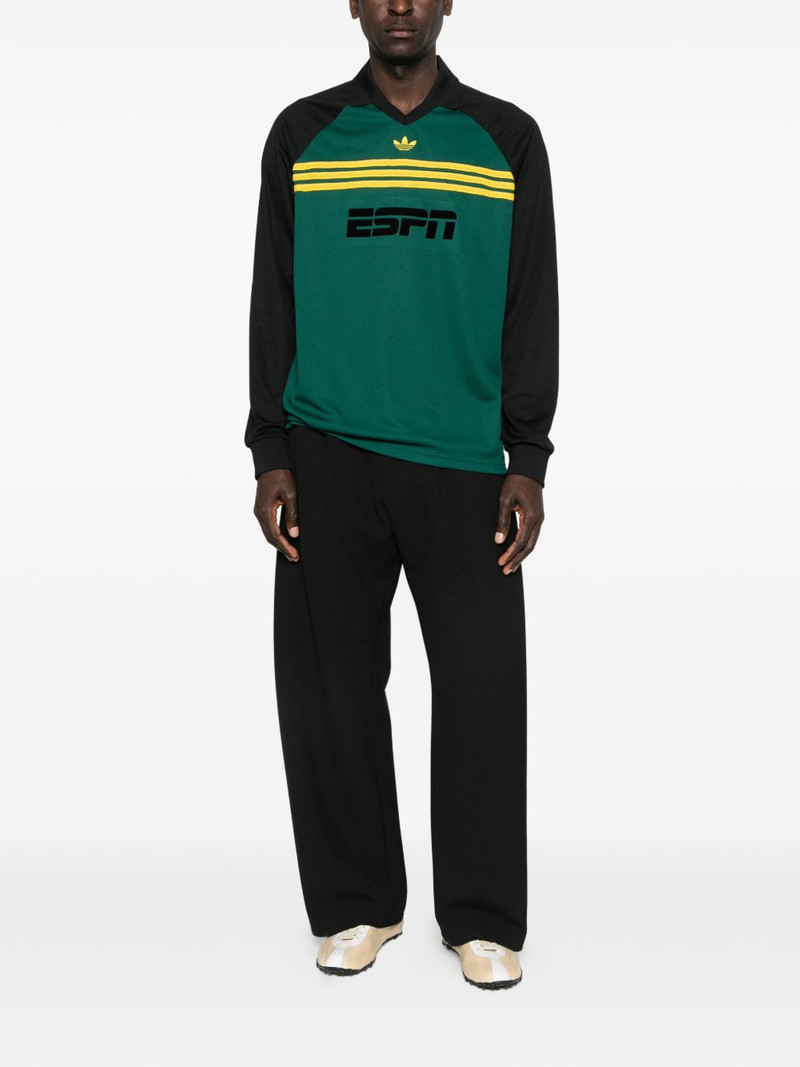adidas long-sleeve stripe T-shirt outlook