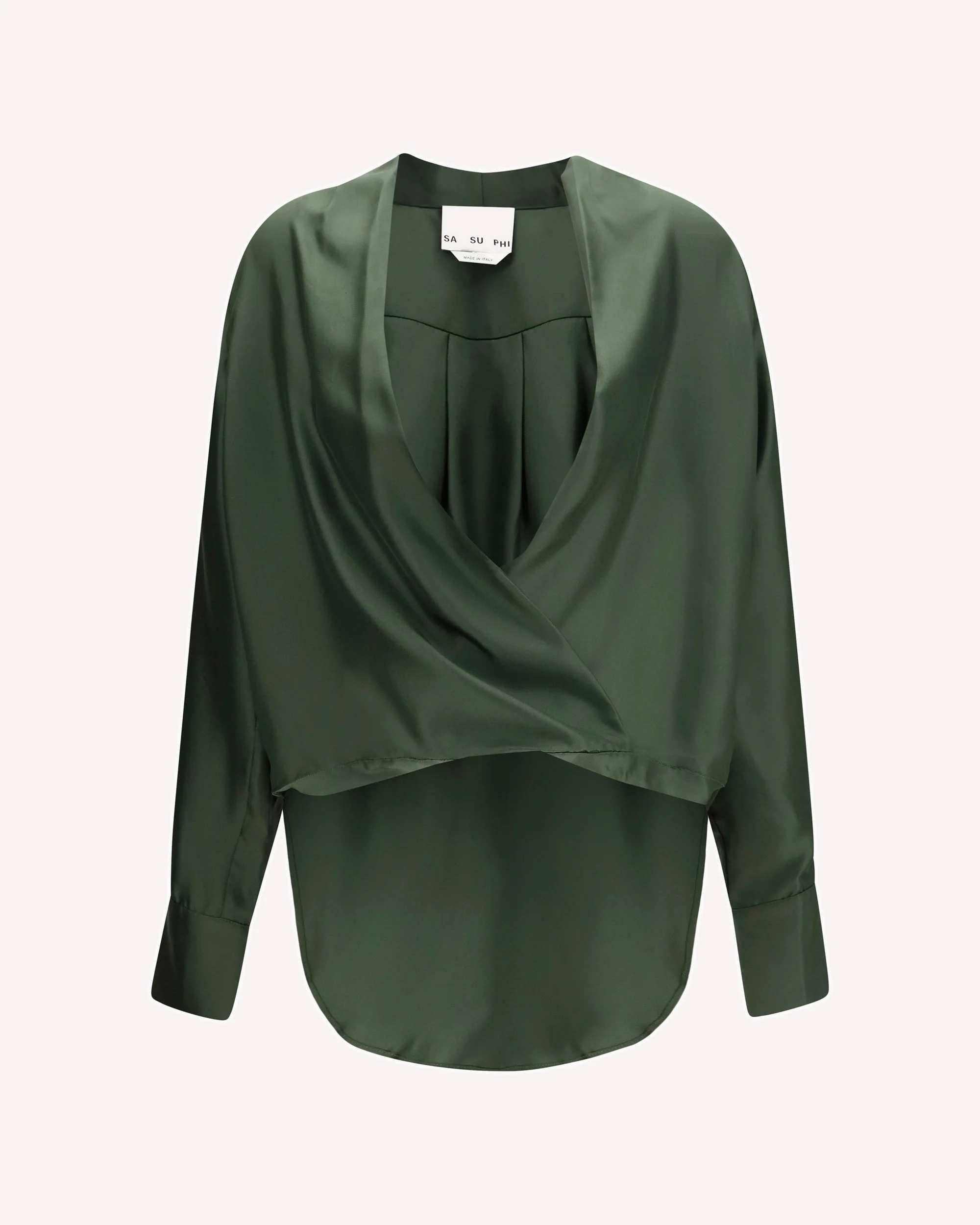 Silk wrap Blouse - 1