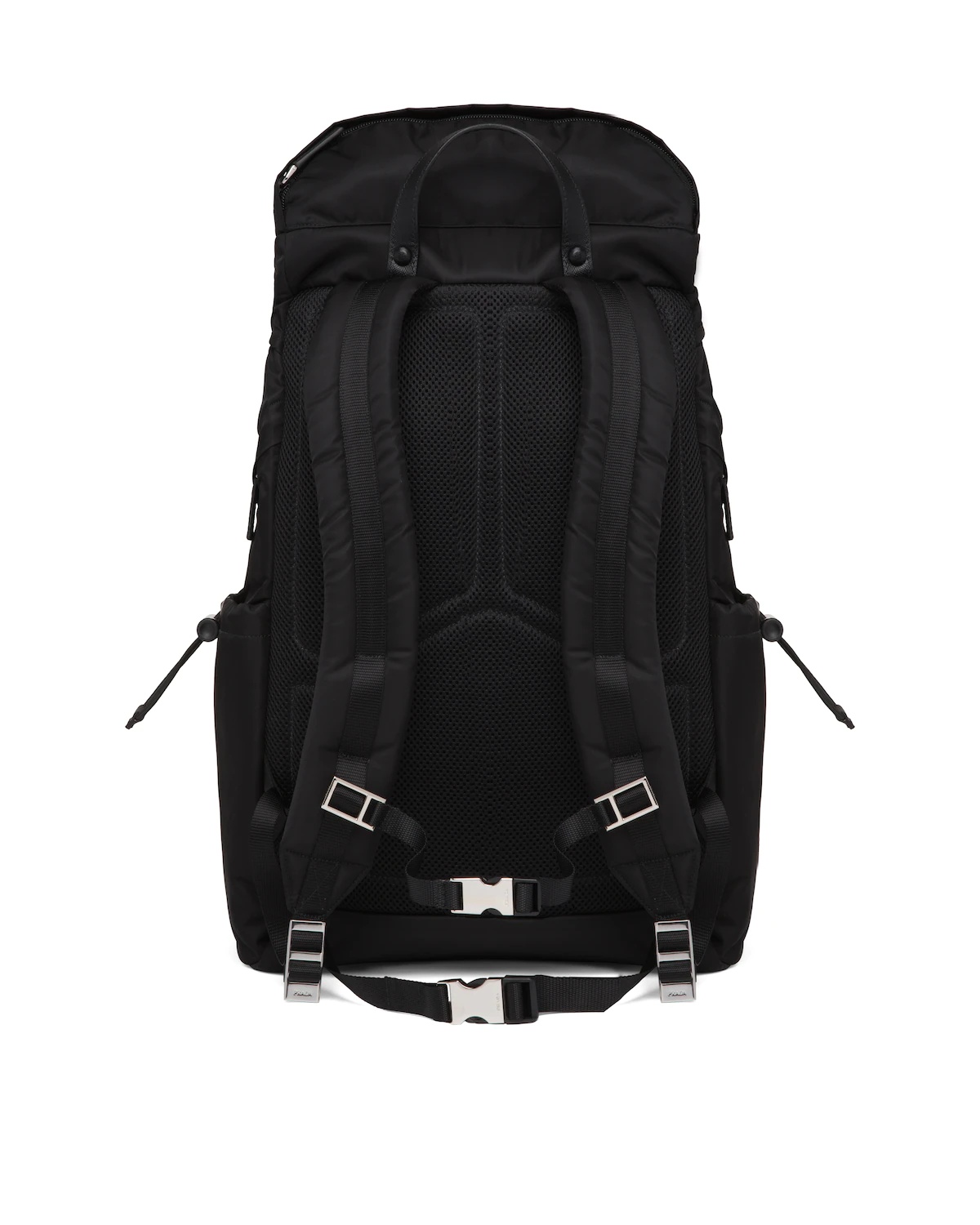 Re-Nylon and Saffiano leather backpack - 4