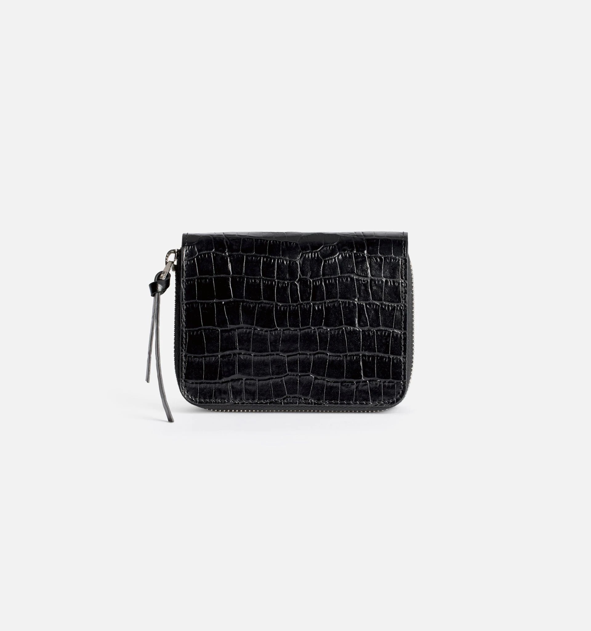 logo-plaque zip-around wallet - 5
