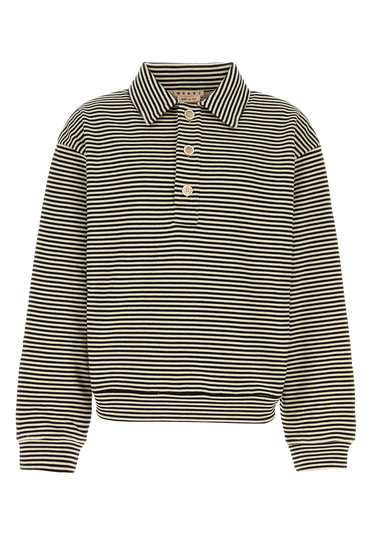 Embroidered cotton polo shirt - 1