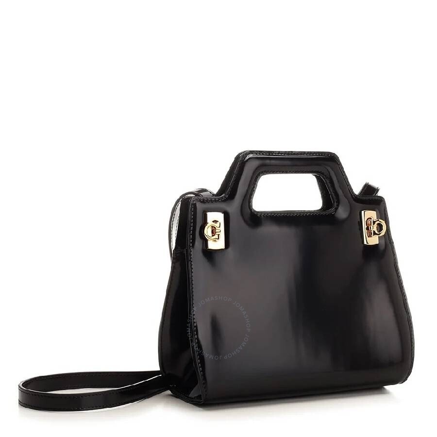 Ferragamo Ladies Black Wanda Mini Bag - 2
