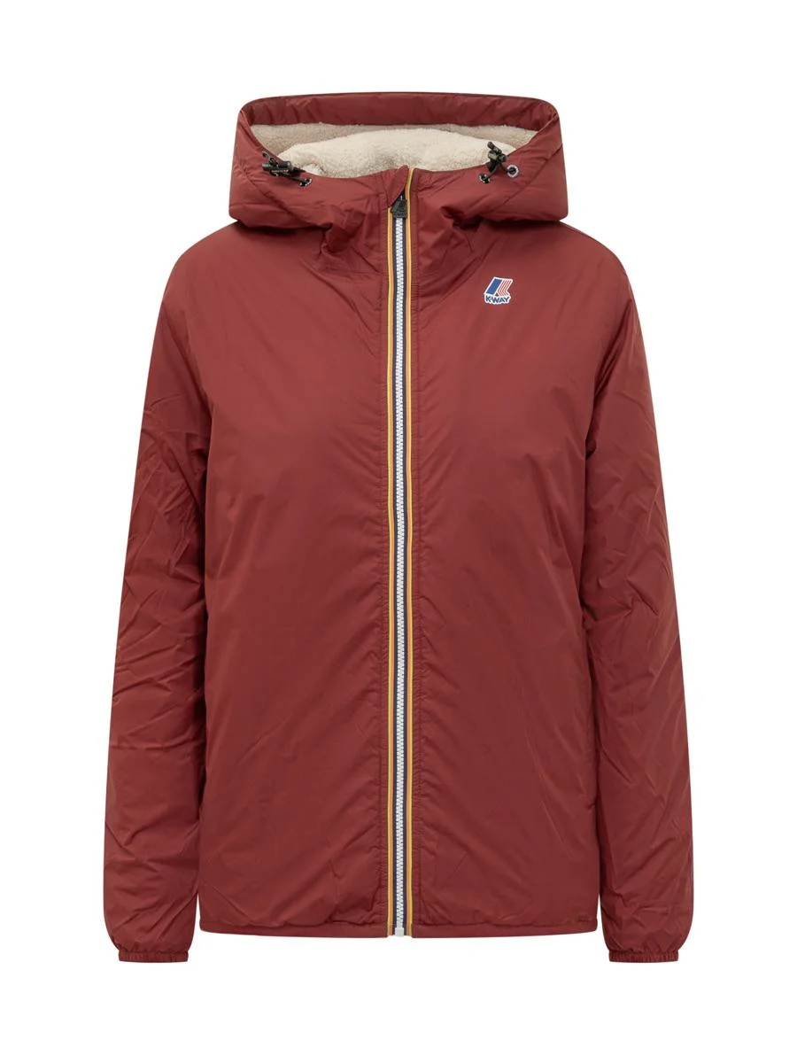 K-Way K-Way Hooded Jacket With Sherpa Interior - 1