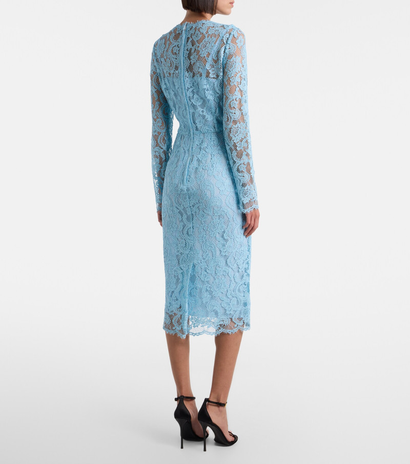 Cotton-blend lace cocktail dress 6