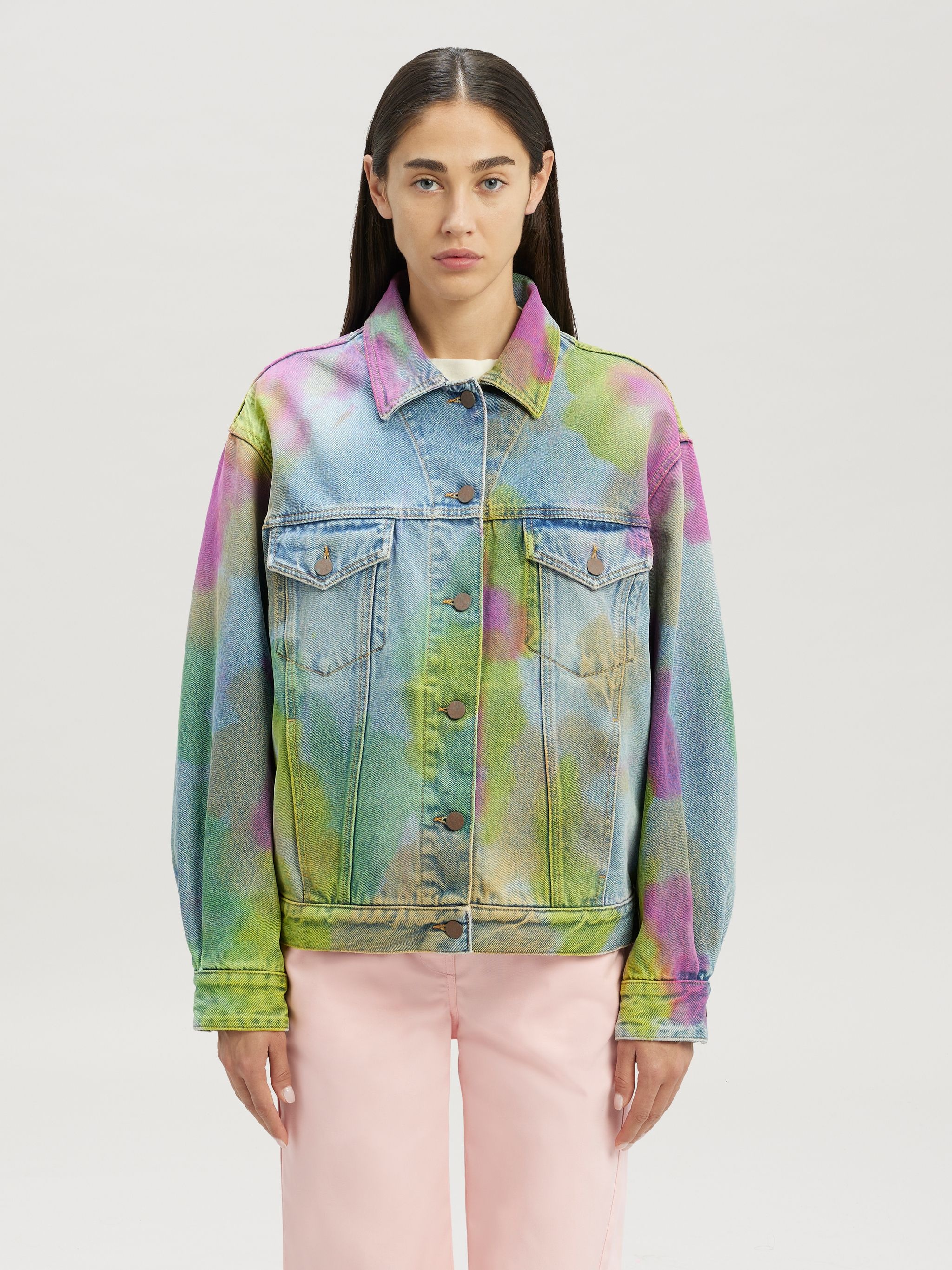 Tie Dye Denim Jaket - 3