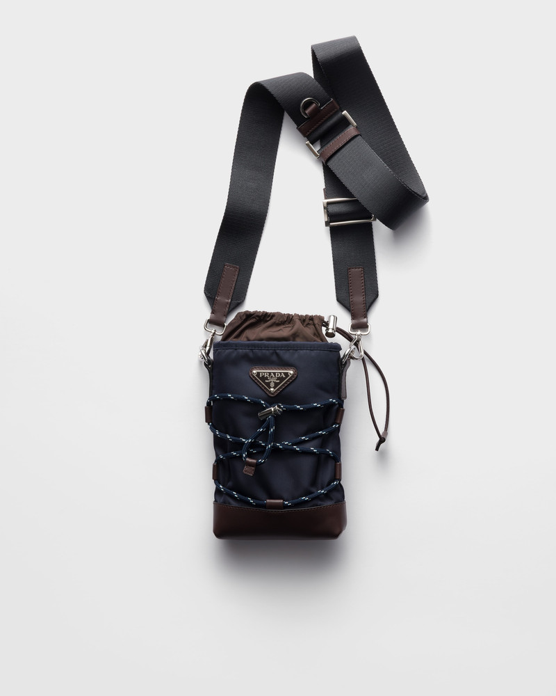 Re-Nylon and leather smartphone case 1