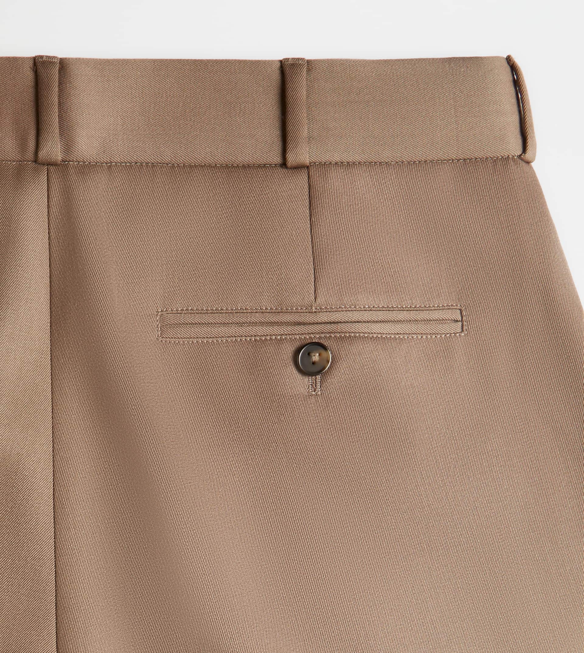 CLASSIC PANTS IN WOOL - BEIGE - 3
