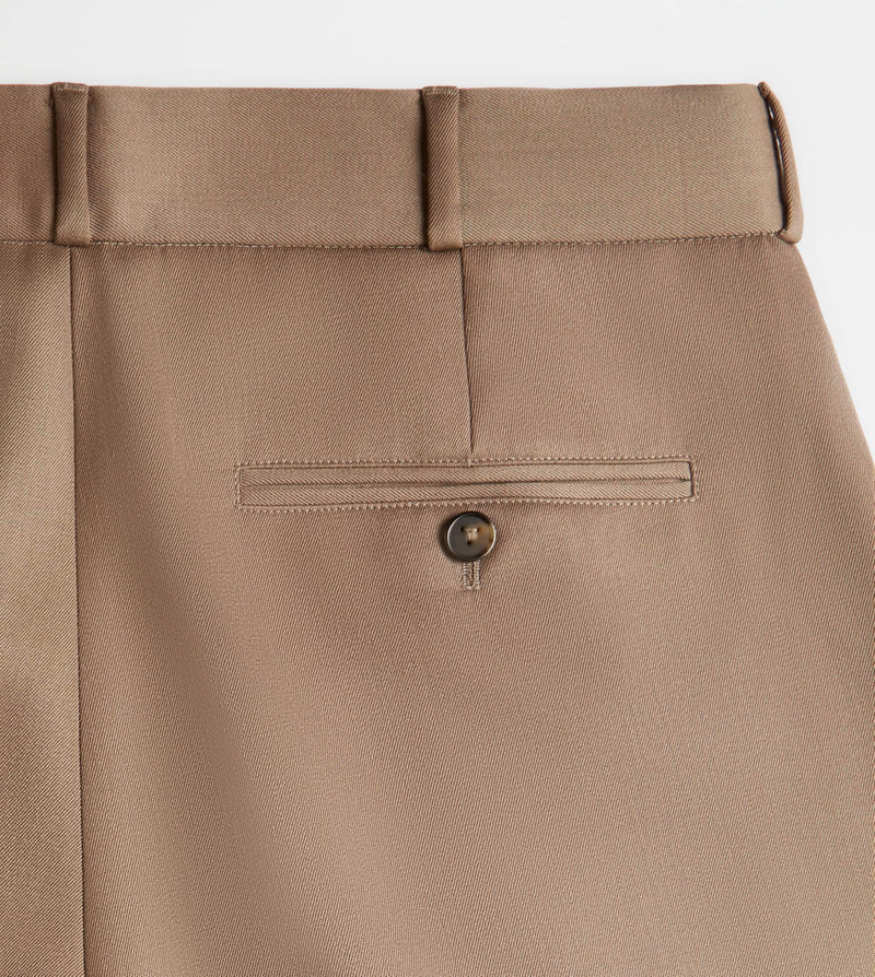 CLASSIC PANTS IN WOOL - BEIGE 3