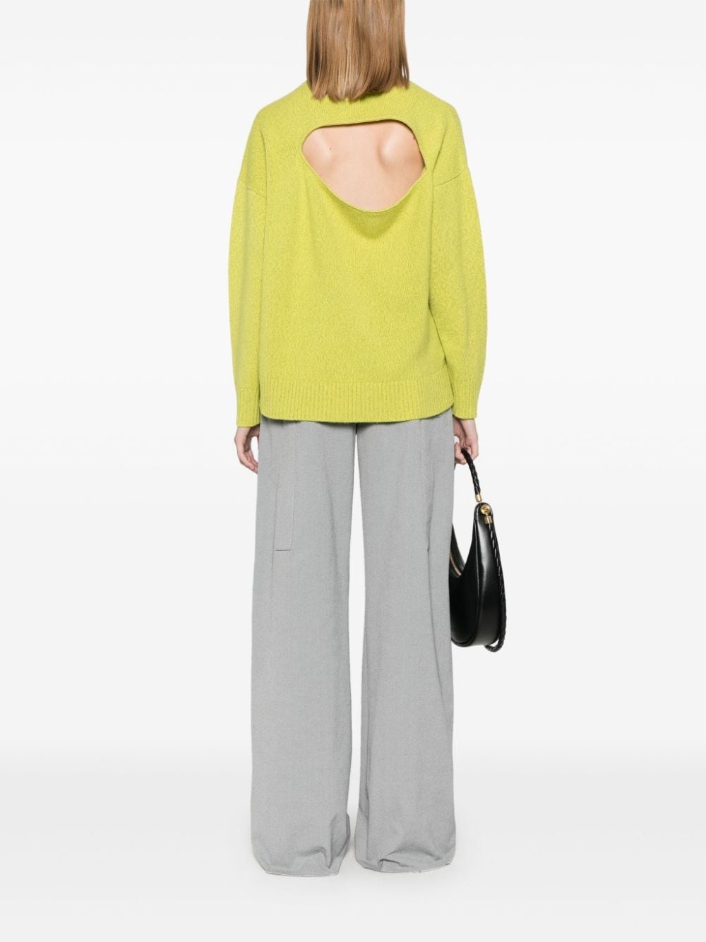 open-back sweater - 2