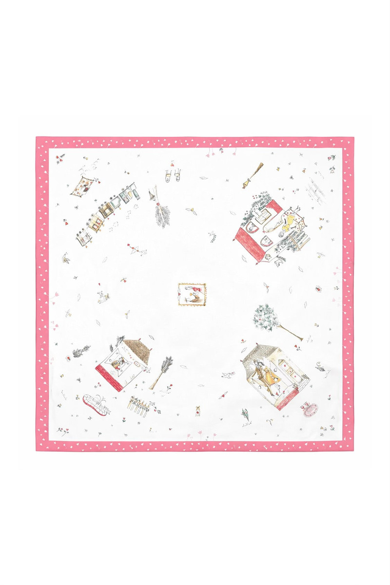Mirabelle Silk Square Scarf 7