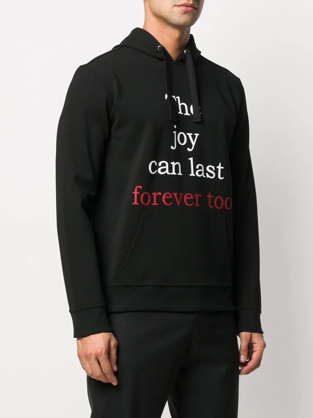 joy forever print hoodie - 3