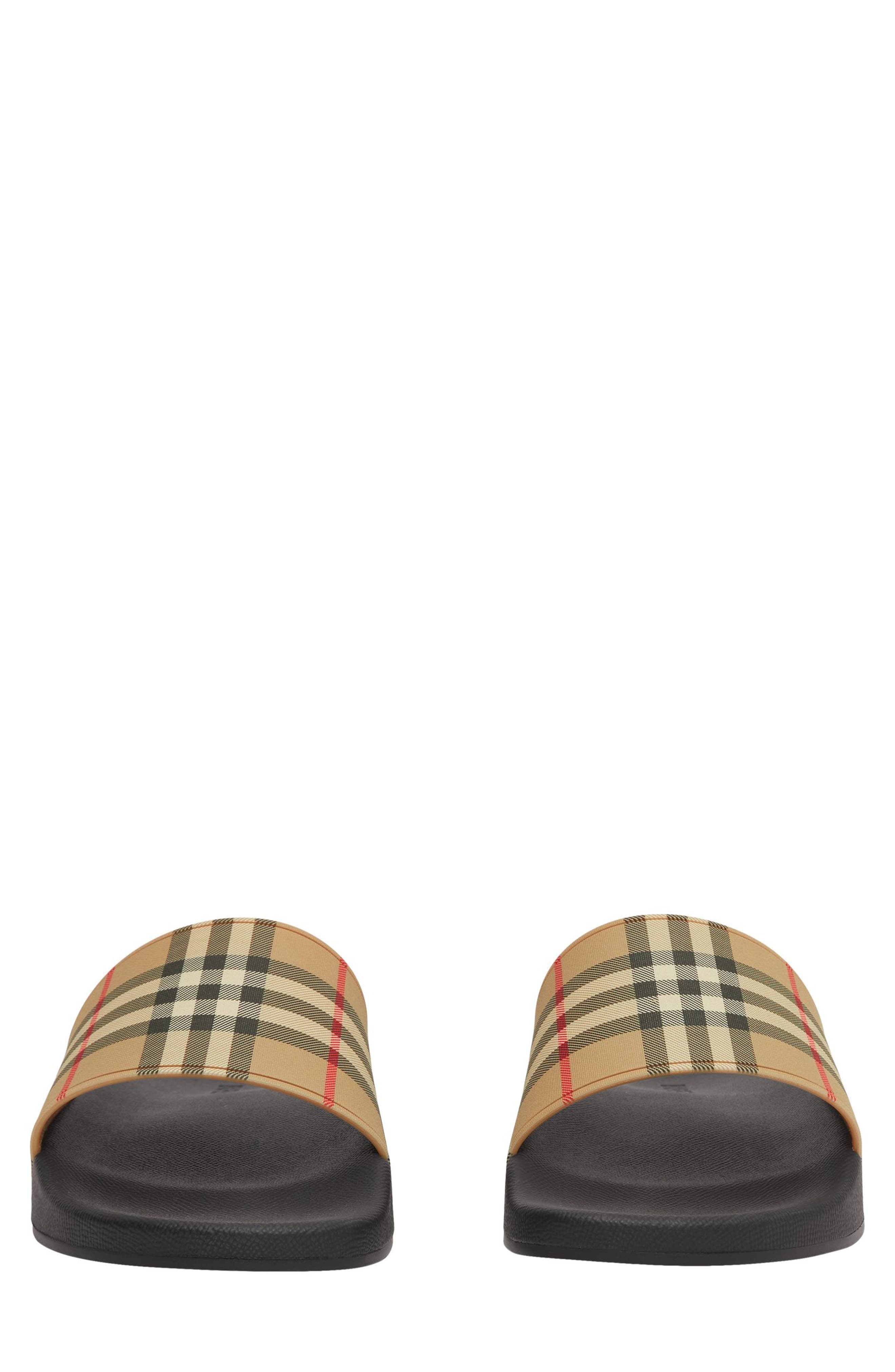 Furley Check Slide Sandal - 3