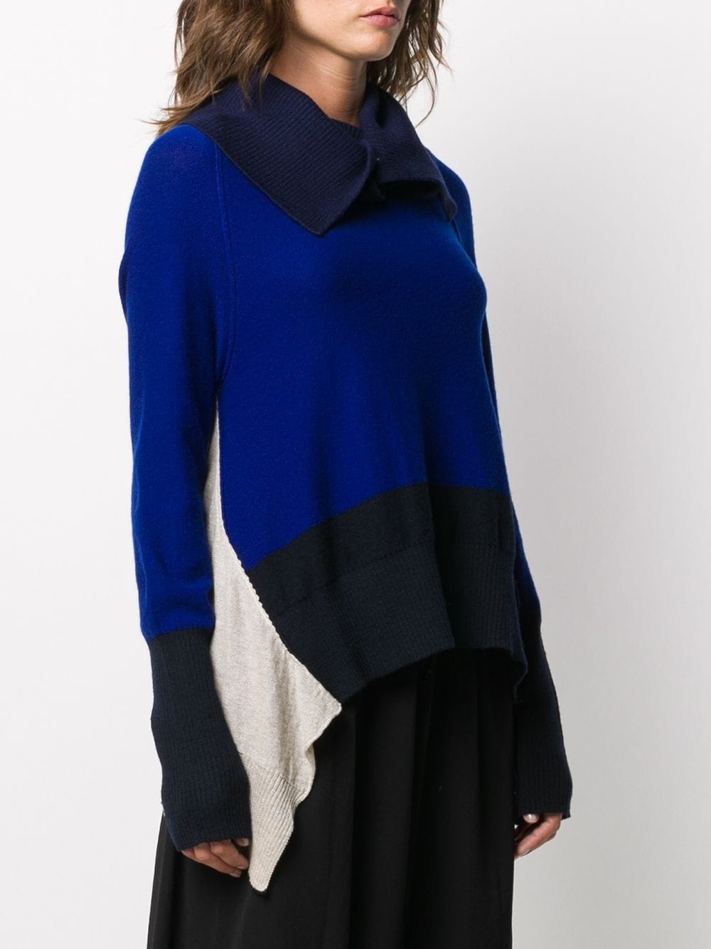 spread-collar jumper - 3