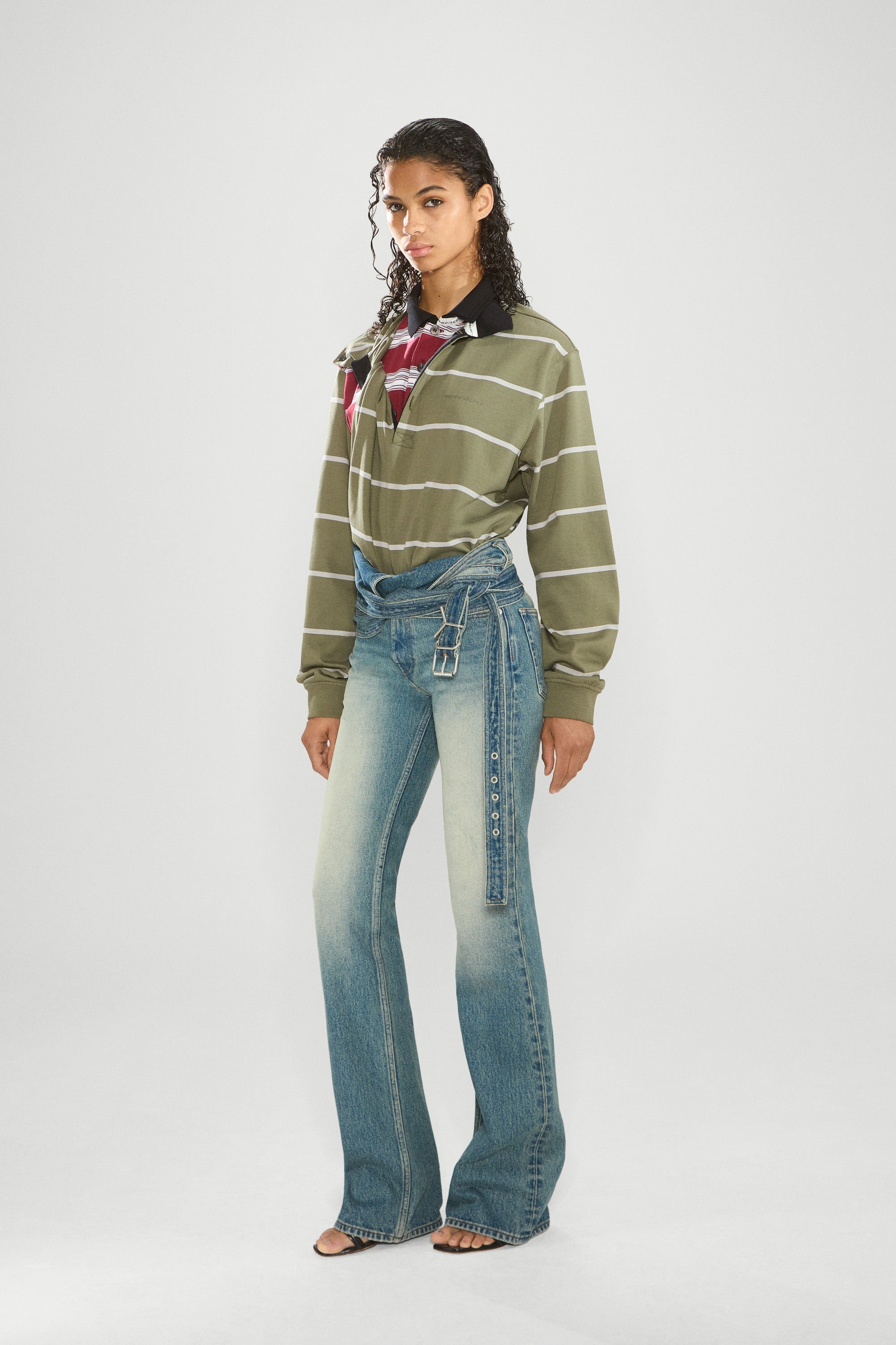 Wrap Belt Jeans - 4