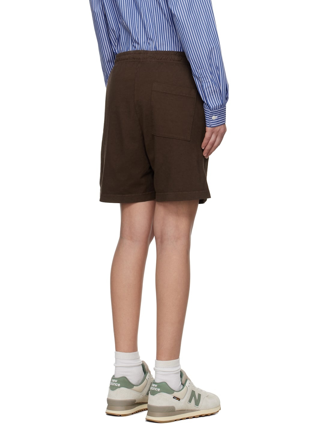 Brown 'Riding Club' Gym Shorts - 3