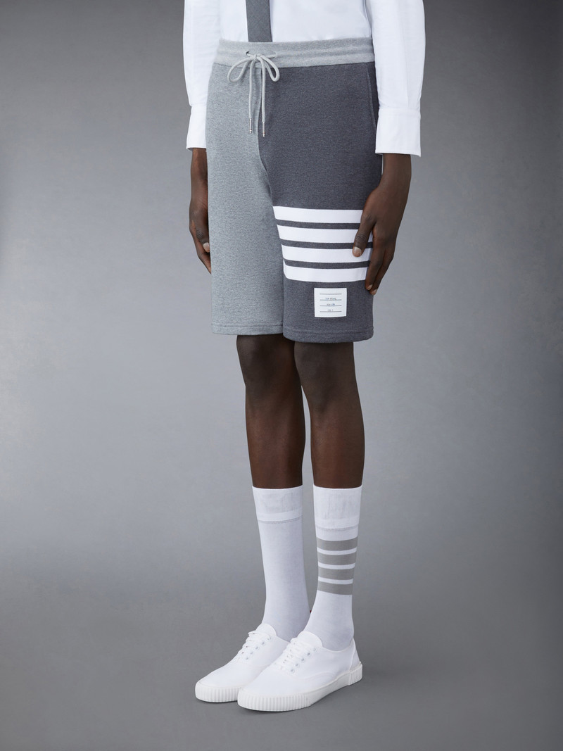 Thom Browne Fun-Mix Classic Cotton Loopback 4-Bar Sweat Shorts outlook